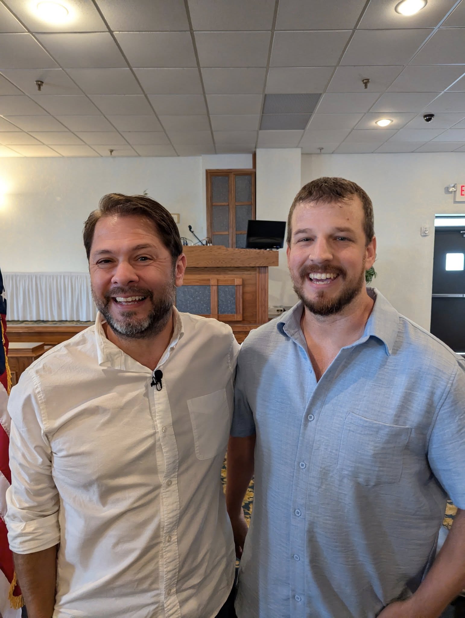 Andrew Fitzgerald at community event