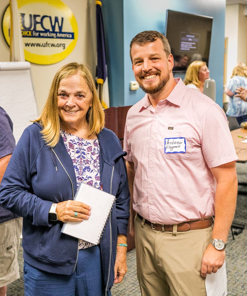 Andrew Fitzgerald at UFCW union event