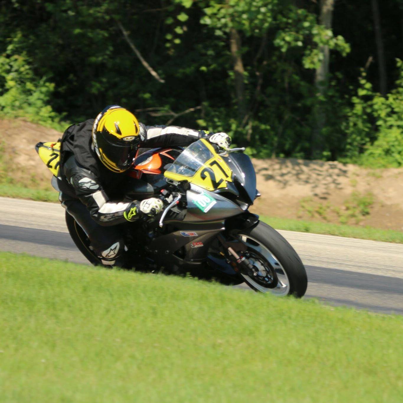 Andrew Fitzgerald racing motorcycle